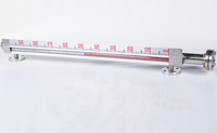 Medidor de Nivel Magnético de Bajo Precio 24VCC SS304, Interruptor de Nivel Magnético de Tipo Brida Acrílica SS316L 220VCA para Tanques de Aceite y Agua