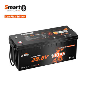 Batería Inteligente LiTime de 25.6V 100Ah con 5 Años de Garantía, IP65, Solución de Energía ComFlex de Litio - Product Image 1