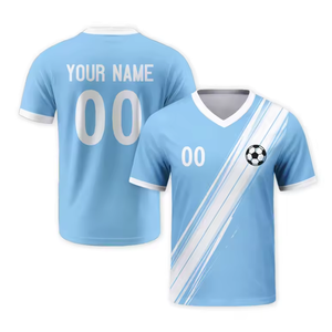 パーソナルデザイン昇華カスタムサッカージャージCamisetas De Futbol通気性大学フットボールジャージーサッカーウェア - Product Image 4