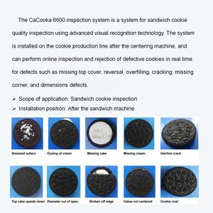 Sistema de inspección visual de apariencia de <span class=keywords><strong>galleta</strong></span> llena de crema CCD/COMS de alta precisión Forma Grieta inclinada OREO invertido - Product Image 3