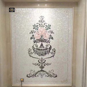 Mosaico in Madreperla con Motivo di Uccelli per Decorazione Artistica di Ingressi e Pareti di Fondo - Product Image 5