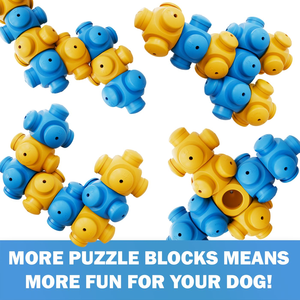 Jouets interactifs pour chiens à assembler soi-même, durables, pour la dentition et la stimulation, avec distributeur de friandises, pour lutter contre l'ennui - Product Image 5