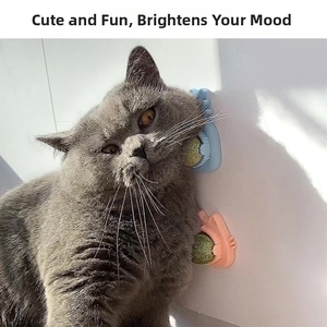 Giocattolo Interattivo per Gatti con Erba Gatta e Frutta <span class=keywords><strong>Silvervine</strong></span>, Palla di Arricchimento, Accessori per Animali Domestici - Product Image 4