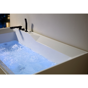 <span class=keywords><strong>Baignoire</strong></span> rectangulaire de luxe en acrylique de 71 pouces, design original Affianre, style européen, 6 jets, chauffée, avec massage à air et bain à remous pour immersion relaxante - Product Image 5