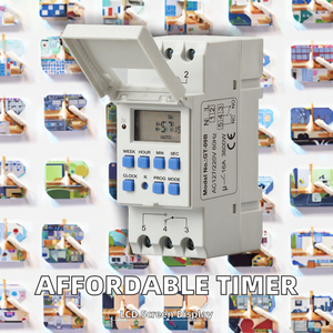 Giá thấp 15A 16A LCD hẹn giờ kỹ thuật số chuyển đổi 110V 220V hàng tuần hàng ngày 24 giờ lập trình tự động AC 16A chuyển đổi - Product Image 2