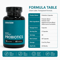 Capsules de probiotiques pour le bien-être digestif quotidien, soutien du microbiome intestinal, soutien antioxydant et immunitaire, Akkermansia - 60 capsules