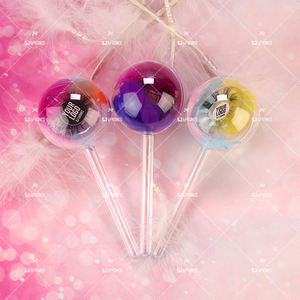 Embalaje de pestañas Girly, <span class=keywords><strong>dulce</strong></span> piruleta, caramelo, caja para pestañas de visón 5D, Logo propio, personalizado, lazo bajo mínimo, marca de pestañas - Product Image 1