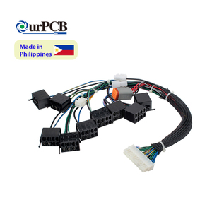 ชุดสายไฟรถยนต์แบบหลายสีพร้อมอะแดปเตอร์หุ้มฉนวน PTFE/PVC/PBT/ไนลอน สำหรับใช้งานกับ ECU แบบแกนทองแดงตามสั่ง - Product Image 1
