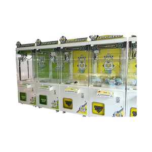 Machine à griffes commerciale à monnayeur, entièrement transparente, néon, la plus vendue, pour peluches - Product Image 4