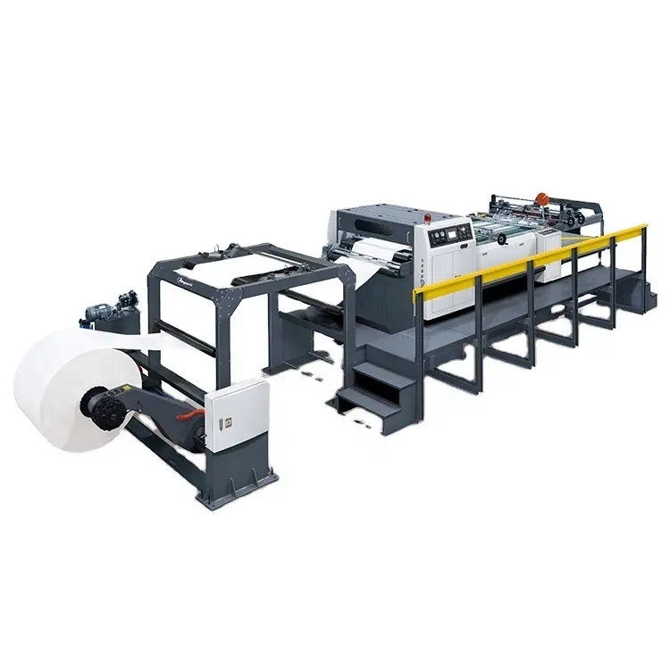 CM1500A Automatic Paper Roll Rotary Sheeting Machine Kraft Paper Cutting Sheeter Paper Roll To Sheet Cutter Machine
