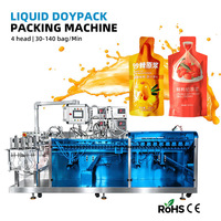 Machine d'emballage automatique pour sachets préformés de jus de fruits (vinaigre, orange, mangue)