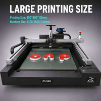 Imprimante de lettres 3D grand format ZTEK Z3-S80 Z3-S120 800mm 1200mm pour la création de panneaux publicitaires et de logos