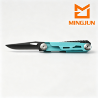 Couteau pliant multifonctionnel, outil de secours portable de poche pour l'extérieur, brise-vitre, ouvre-bouteille, tournevis, couteau cadeau