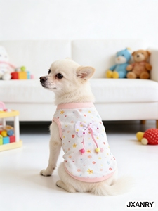 JXANRY <span class=keywords><strong>Gilet</strong></span> simple à motif de lapin et <span class=keywords><strong>petite</strong></span> fleur pour chiots et chatons, vêtements mignons pour chatons nouveau-nés, été et printemps - Product Image 1