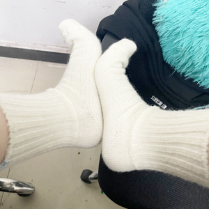 Chaussettes de sport <span class=keywords><strong>en</strong></span> <span class=keywords><strong>laine</strong></span> de lapin <span class=keywords><strong>Mohair</strong></span> pour homme, Logo personnalisé - Product Image 5