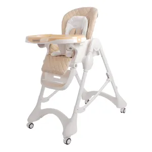 Заводская цена LUXMOM B102 детский Обеденный Стул высокий стул обеденный стол с колесами стабильный Многофункциональный складной