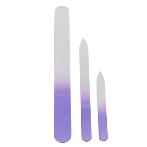 Bán Nóng Thời Trang Sang Trọng Lớn Vừa Và Nhỏ Ba Mảnh Móng Tay Thủy Tinh Tự Nhiên Tập Tin Bền Di Động Tùy Chỉnh Bán Buôn - Product Image 1