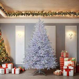 Fabricant expérimenté produit des arbres de Noël artificiels pré-éclairés et ignifuges, matériaux bruts de première qualité, exquis pour l'extérieur, OEM - Product Image 1