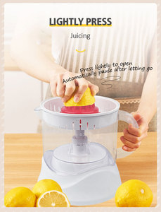 Exprimidor de Cítricos Eléctrico Libre de BPA, Prensa Manual de Frutas para Limones, Limas, Pomelos y <span class=keywords><strong>Naranjas</strong></span> con Boquilla de Vertido Fácil y Control de Pulpa - Product Image 5