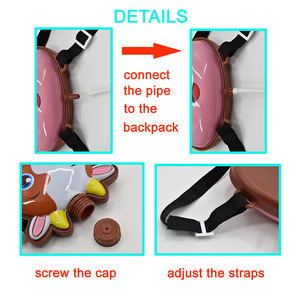 ปืนฉีดน้ำเด็กขนาดใหญ่ ปืนฉีดน้ำแรงดันสูง ของเล่นชายหาดฤดูร้อน กระเป๋าเป้สะพายหลังความจุขนาดใหญ่ ปืนฉีดน้ำแบบกระเป๋าเป้ - Product Image 4