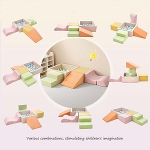 Bloques de Espuma Suave para Escalar, 5 Piezas, Set de Juego Colorido con Rampa y Escalones para Niños Pequeños, Estructura de Juego Geométrica para Interiores - Product Image 4