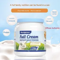 Maxigenes Blue Lait en poudre nutritionnel entier 1kg Sachet en vrac pour adultes bébés santé quotidienne Lait en poudre écrémé