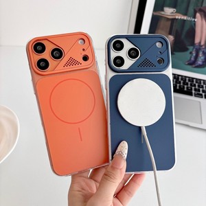 เคสกันกระแทกสีพื้นแบบด้านสุดหรูสำหรับ iPhone 17 16 15 14 13 12 Pro 18 Pro Max รองรับการชาร์จไร้สาย - Product Image 1