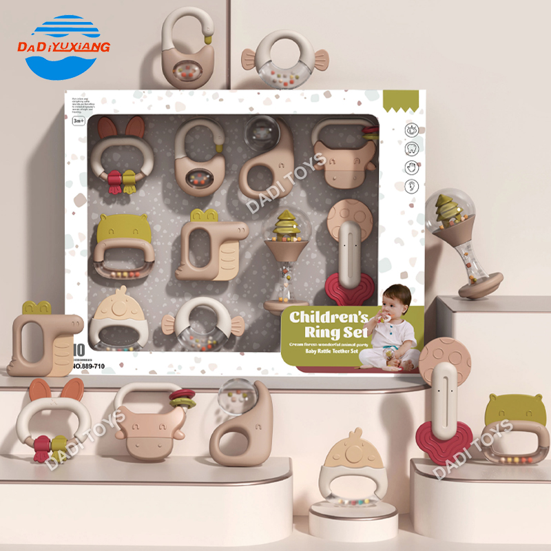 Новейшие Ранние развивающие погремушки для младенцев, подарочные детские погремушки