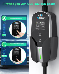 Chargeur de voiture électrique portable 32A 7kw Type 2 AC Type2 7.3 7 KW Portatil Cargador Tipo Cee32 Station de recharge domestique personnalisée pour EVSE - Product Image 2