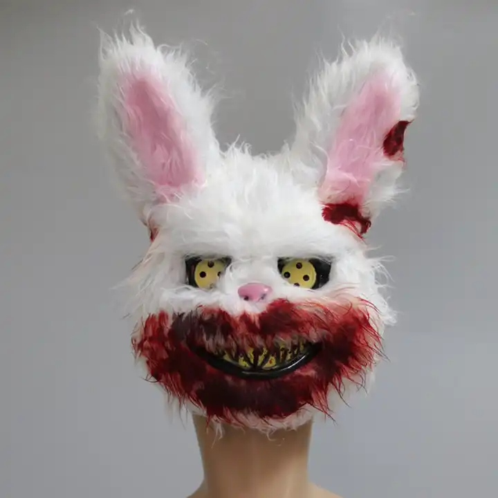 8 Creepy cute stuffed animal Spooky bunny rabbit doll handmade