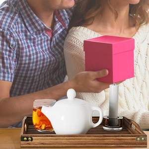 Plateau rectangulaire en bois naturel fait à la main avec grain naturel et finition rustique pour servir et déco à un prix abordable - Product Image 3