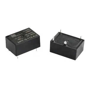 Meishuo-mini relé electromagnético MPF, 12v, CC, 10a, 16a, 250vac, PCB, 24v, 4 pines, micro relé