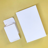 Caja de Cartón Blanca de Alta Gama con Logotipo Personalizado, Cajas de Embalaje Plegables, Impresión a Cuatro Colores, Laminación Brillante para Cosméticos