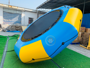 Cama Elástica Inflable Flotante de 10 pies para Saltar en el Agua, Trampolín Acuático, Equipo para Parques Acuáticos - Product Image 4
