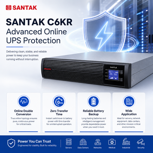 SANTAK Série Château C6KR UPS 6KVA/5400W Alimentation sans interruption en ligne montée en rack - Product Image 1