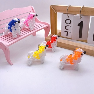 Wholesale Birthday Souvenir Shoulder Bag Charm Promotion Gifts Cute Animal <b>Keyrings</b> Plastic Acrylic Cartoon Dog Keychains - Product Image 2