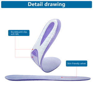 Semelles intérieures antidérapantes en gel TPE pour chaussures de sport et de course, idéales pour le soin des pieds et le traitement de la fasciite plantaire – Vente directe usine - Product Image 3