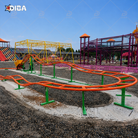 Équipement de manèges de qualité commerciale pour parcs d'attractions, montagnes russes pour attractions touristiques, zones de jeux en plein air