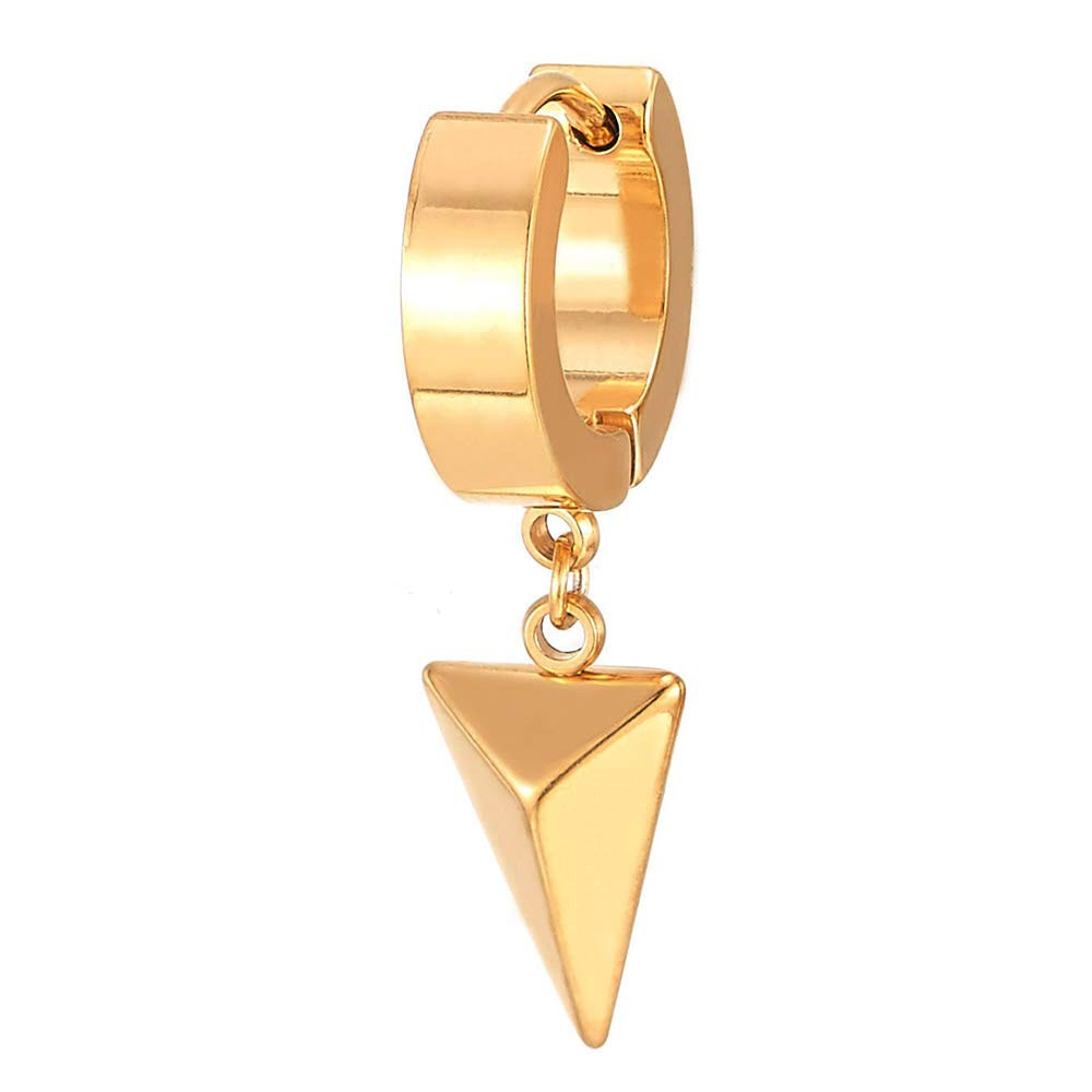 Un par de aretes de oro