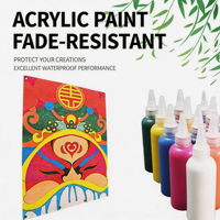 Lot de peinture acrylique en vrac de 50 ml, pigments vibrants pour statues en plâtre peintes à la main et art graffiti – Approvisionnement direct usine