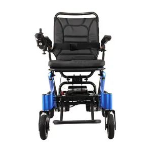 Brushless DC Motor Lithium Battery Travel Portable Lightweight Folding Power Electric Wheelchair