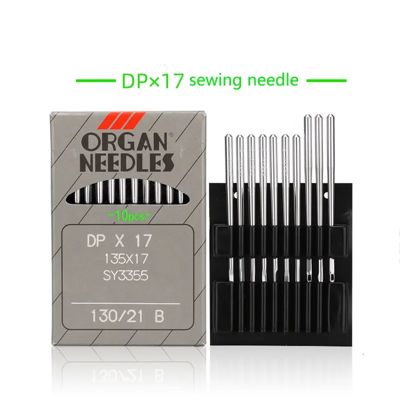 Jepang Organ Needles Jarum Mesin Jahit DP X 17 untuk Mesin Jahit 135X17 140/22 120/ 19 110/18 125/20 130/21 160/23