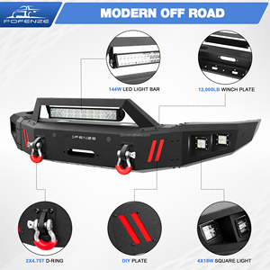 Hight Chất Lượng OEM Xe Bán Tải Phía Trước Bumper Và Phía Sau Bumper Thép Bumper Bar Phù Hợp Với 2015-2019 Chevy Silverado 2500 3500 Xe Bán Tải - Product Image 2