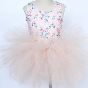 Nouvelle robe tutu en tulle à dentelle pour bébé fille, 4 couches, imprimée, six couleurs, été 2021 - Product Image 2