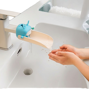 QiCai Cute Cartoon Plastic Faucet Extender Splash Guard Handwashing Protective <b>Switch</b> Electricity-Free for Children Baby - Product Image 1