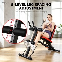 YD Appareil d'entraînement des bras pliable en acier de qualité commerciale, écologique, sûr, durable, unisexe, à inclinaison réglable, pour l'entraînement du tronc