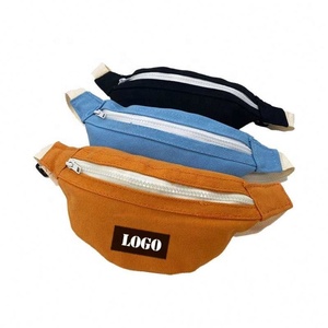 Sac banane en cuir personnalisable sac à bandoulière avec ceinture réglable fermeture à glissière cadeau promotionnel - Product Image 1