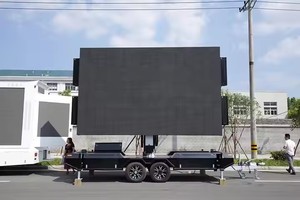Pantalla LED Publicitaria Gigante Personalizada para Exteriores de 5x3 Metros a Todo Color, <span class=keywords><strong>Remolque</strong></span> Móvil con Pantalla LED para <span class=keywords><strong>Alquiler</strong></span>, Ideal para Grandes Eventos Deportivos - Product Image 5