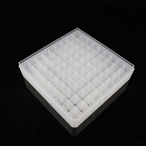 Caja de Congelación Hisamori con 81 Compartimentos, Plástico, para Tubos Criogénicos de 1.8ml y 2ml, con Orificios de Ventilación, para Uso en Laboratorio - Product Image 3