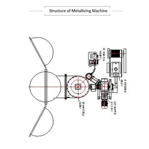 ABS 플라스틱 열 증발기 진공 금속화 식물 - Product Image 4